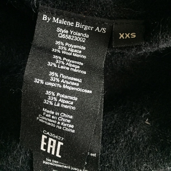 BNWT By Malene Birger wool turtleneck sweater - Picture 6 of 7